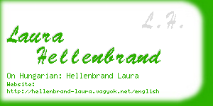 laura hellenbrand business card